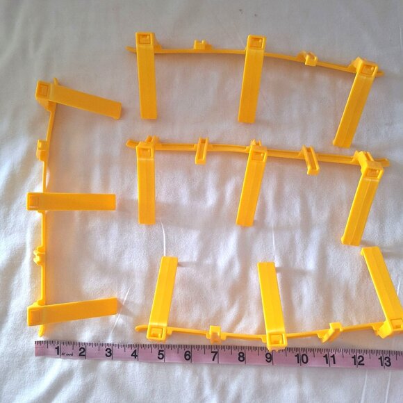 Geotrax Train Track Set Switches & Yellow Guardrails 18 Lot Railroad - Picture 4 of 8